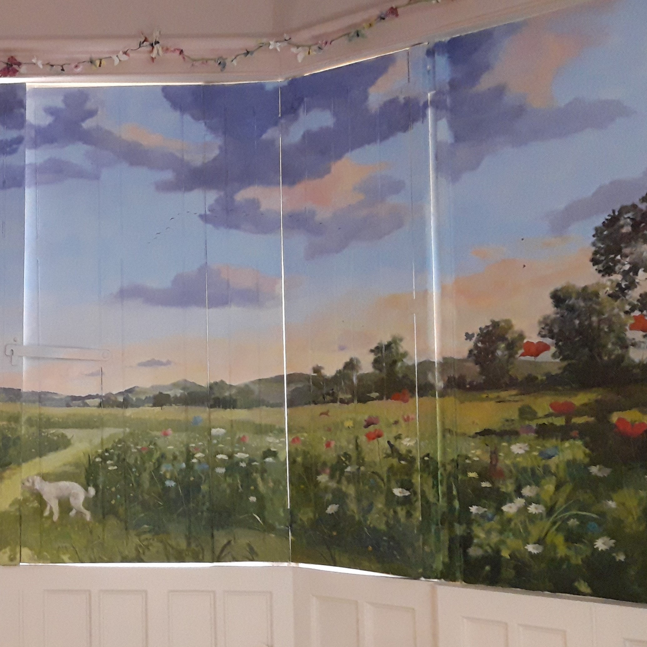 Painted Bedroom Shutters
