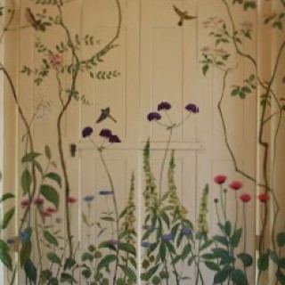 Painted Shutters Detail