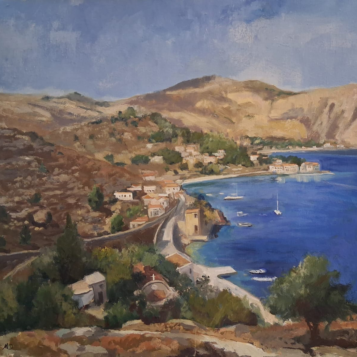 Nimborio Bay from Zig Zag Path